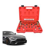 Kit de Reparación de Fugas para Aire Acondicionado Automotriz | Kit De Reparación De AC - Probador De Fugas De Gas Portátil Para Mantenimiento HVAC, Prueba De Presión Del Radiador & Inspección De