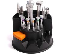 Kit de reparación de gafas, juego de herramientas ópticas con destornilladores, alicates y soporte para ajuste y reparación de gafas