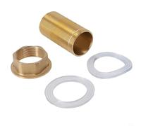 Kit de reparación de grifo, kit de reparación de grifo mezclador de lavabo, juego de accesorios de montaje, tuerca de latón roscado, tubo de cobre, piezas de instalación de delantal (M32-150 mm)
