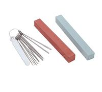 Kit de Reparación de Guitarra Compacto y Fácil Usar con Archivos Nueces y Piedras Molienda, Reparando Grupos Guitarra para Pulir (M02802)