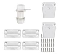 Kit de reparación de hardware de refrigeración diseñado para modelos Igloo de 25 cuartos de galón de 165 cuartos incluyendo 4 bisagras, 2 pestillos 2 postes, 1 drenaje triple a presión, 22 tornillos