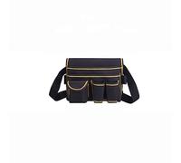 Kit de reparación de herramientas de hardware, bolsa de almacenamiento, bolsa de cinturón de herramientas de tela Oxford para taladro eléctrico, llave inglesa, martillo, bolsa de cintura con múltiple