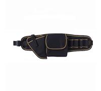 Kit de reparación de herramientas de hardware, bolsa de almacenamiento, bolsa de cinturón de herramientas de tela Oxford para taladro eléctrico, llave inglesa, martillo, bolsa de cintura con múltiple