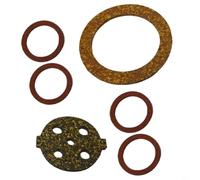 Kit de reparación de juntas de grifo de combustible, para Massey para tractores Ferguson TE20 TED TVO, juego de sellos tipo cuenco con arandelas de corcho y fibra, para un fácil mantenimiento y un