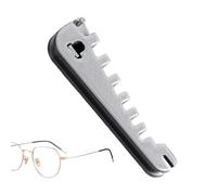 Kit de reparación de lentes, alicates de marco óptico, almohadilla de nariz de repuesto con juego de destornilladores de precisión, construcción de acero inoxidable resistente, ideal para el cuidado