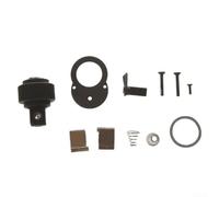 Kit de reparación de llave de vaso de carraca, juego de 11 accesorios para 1/4 3/8 1/2 pulgadas, mecanismo reversible de 72 dientes, llave de metal cromado, piezas de repuesto (L)