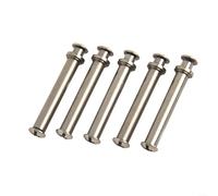 Kit de reparación de mango de carrete de pesca con accesorio de perilla y tornillos para reemplazo y mantenimiento de mango de carrete (5 piezas)