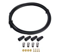 Kit de reparación de manguera de freno hidráulico de bicicleta con línea de 2,5 m, 4 aceitunas, 4 agujas de aceite para Shimano Mt2/Mt4/Mt5/Mt6/Mt7/Mt8 M506/M596/M615/M666/M675/M7000 Mt200/M315/M366 5