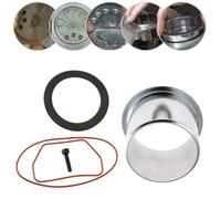 Kit de reparación de manguito de cilindro de compresor K-0650, 5 piezas | Restaura la salida de presión del compresor de aire y reduce el ruido operativo con repuestos de acero.