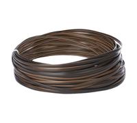 Kit De Reparación De Mimbre - Material De Fijación De Muebles De Ratán PE De 120 Pies | De Tejido Plano Sintético Marrón Para Sillas, Mesas Y Cestas De Patio Al Aire Libre | Cable De Restauración
