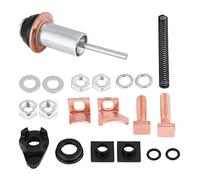 Kit de reparación de motor de arranque, kit de reparación de solenoide de motor de arranque para Discovery Defender TD5 2.5 Diesel con pernos de contacto, tuercas de tamaño completo, juntas tóricas, a