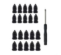Kit de reparación de neumáticos, 21 clavos de tornillo de goma con estuche de almacenamiento para reparación eficiente de automóviles, motocicletas, camiones, autobuses y neumáticos agrícolas sin