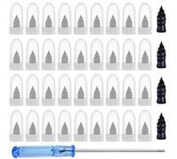 Kit de reparación de neumáticos con clavos de goma de sellado al vacío para aplicaciones de neumáticos sin cámara en coches, camiones, motocicletas, ciclomotores y bicicletas utilitarias (B)