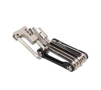 Kit de reparación de neumáticos de ciclismo, llave de metal multifuncional, multiherramienta para bicicletas, para hombres y mujeres, conducción en carretera, viajes, mantenimiento de urgencia al aire