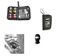 Kit de reparación de neumáticos para Bicicleta Tubeless Tyre Repair Kit S450 Givi para Moto, Scooter, Quad, Coche, Kit de reparación de neumáticos reparación de neumáticos 19 cm x 11 cm x 5 cm