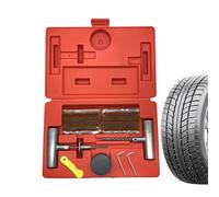 Kit de Reparación de Neumáticos para Coche,Equipo para Arreglar Pinchazos | Accesorios de Rueda Portátiles para Cortacésped, Camión, Bicicleta, Motocicleta y Automóvil