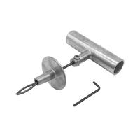 Kit de Reparación de Neumáticos para Coche Moto y Bicicleta Portátil | Aleación de Zinc, Herramienta Compacta y Ligera, Uso en Emergencias en Carretera, Color Plata