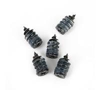 Kit de reparación de neumáticos sin cámara, 10 clavos de goma para reparación de pinchazos en automóviles, motocicletas, camiones, autobuses y neumáticos de equipos agrícolas (10 piezas grandes)