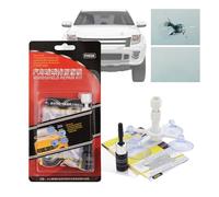 Kit de reparación de parabrisas | Kit de reparación de grietas en parabrisas automotriz, fijador rápido de arañazos con solución adhesiva de émbolo de jeringa para vehículos de vidrio y camiones