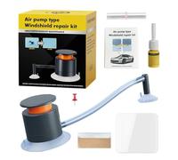 Kit De Reparación De Parabrisas Para Grietas Fluido reparador de impactos | con Herramientas de Bomba de Aire para Reparar Grietas en Parabrisas para la instalación del espejo retrovisor del vehíc