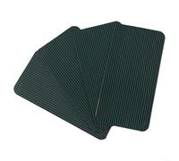 Kit de reparación de parches para cubierta de piscina con 4 parches de malla de 4 x 8 pulgadas para una fijación fiable de cubiertas de seguridad de piscina y daños de malla (verde)