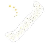 Kit de reparación de parches - Tatuaje facial con con purpurina | Brillo holográfico para la cara, parces de motas, temporales en la cara, parches de motas con purpurina para maquillaje p