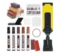 Kit De Reparación De Parquet De Madera - Kit De Reparación Para Parquet Contrachapado,Marcador Impermeable Pintado Con Once Colores Para Gabinetes Pisos Manchas Grietas Agujero