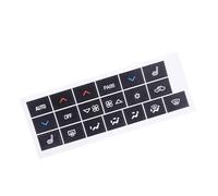 Kit de reparación de Pegatinas y calcomanías para Botones de Control de climatización de Aire Acondicionado de Car Center para Buick Allure Lucerne y Lacrosse (2005-2009)
