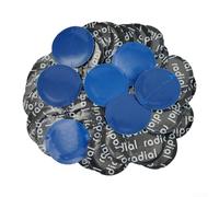 Kit de reparación de pinchazos de neumáticos de goma con cable de 50 piezas con parches de 32 mm para neumáticos de coche y motocicleta, azul, para goma vulcanizada, reparación de neumáticos de