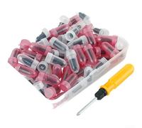 Kit de reparación de pinchazos de neumáticos sin cámara, 60 clavos de metal con controlador para coche, motocicleta, furgoneta, para ATV, bicicleta de montaña, ajuste seguro, 0.1-5 mm