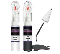 Kit de reparación de pintura de retoque para BMW Diamond Black YK + capa transparente