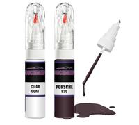 Kit de reparación de pintura de retoque para Porsche Dunkerrot 83Q + barniz transparente
