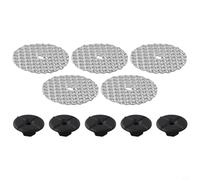 Kit de reparación de placas de protección contra el calor N90796501 para vehículos, incluye placas de metal y tuercas de instalación