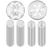 Kit de reparación de protección térmica de escape de 100 piezas, discos de sujeción de 30 mm, kit de reparación de placa de protección térmica para autos, arandelas de aislamiento térmico de bloqueo