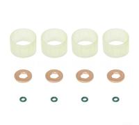 Kit de reparación de protector de arandela de sello de inyector, 12 piezas, reemplazo directo para Ford 1982G6 1691340 1700379 compatible con Focus C-MAX Grand C-MAX S-MAX Transit