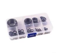 Kit de reparación de puntas de caña de pescar, 40 anillos guía de repuesto para puntas de caña, reparación de bricolaje, negro 5#-30# (80 piezas)