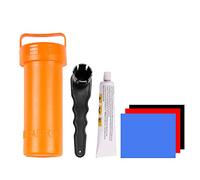 Kit de reparación de PVC para bote inflable,YIWENG Kit de reparación de con parches de PVC y pegamento para inflables Kit de reparación de paddleboard portátil de pie con llave para tabla de surf inf