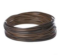 Kit de reparación de ratán para muebles de exterior con material de mimbre sintético diseñado para evitar grietas y decoloración por exposición al sol (marrón)