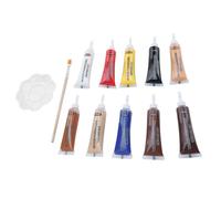 Kit de Reparación de Rayones de Masilla de Madera, Kit de Retoque de Gabinete de Masilla de Madera de 10 Colores Fundamentales, Tamaño Pequeño y Peso Liviano, Totalmente Equipado