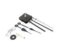 Kit de reparación de reloj de pared con 12 componentes, incluye motor de movimiento de cuarzo, eje largo para panel de 4 a 8 mm de grosor