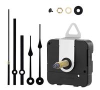 Kit de Reparación de Reloj de Pared, Mecanismo Movimiento Reloj Cuarzo Silencioso de 31 mm Kit de Mecanismo de Movimiento de Reloj con 2 Manecillas de Pala Largas