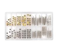 【 】 Kit de reparación de Reloj, Extensor de vástago de Reloj + Kit de Herramientas de reemplazo de reparación de Coronas con Caja