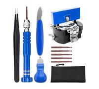 Kit de Reparación de Relojes con Pinzas Y Herramientas Manuales De Trabajo | Set Extractores Traseras Pasadores Eslabones Reloj para Electrónica Gafas Ordenador Teléfono Joyería Pulsera Tal