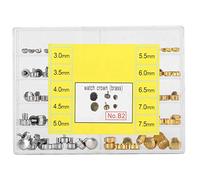 Kit de Reparación de Relojes, Corona de Reloj de 3,0 a 7,5 Mm, Piezas de Corona de Reloj, Accesorios Surtidos, Herramienta de Reparación de Relojes, Kit de Reparación de Relojes