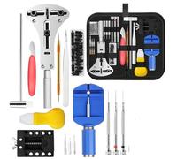 Kit de reparación de Relojes de 147 Piezas/Set. Kit de Herramientas para relojero, Extractor de Caja, Barra abridora, Herramienta de conveniencia para Relojes