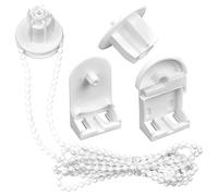 Kit de reparación de repuesto de accesorios de persiana enrollable, 25 mm, accesorios de soportes para persianas enrollables con cadena de cuentas para barras de cortina/soportes de persiana opaca