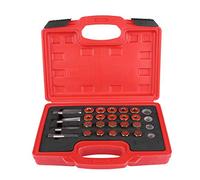 Kit De Reparación De Roscas Aramox, 64 Piezas, Kit De Reparación De Roscas De Cárter De Aceite De Metal, Juego De Herramientas De Tapón De Drenaje De Caja De Cambios De Sumidero M13 M15 M17 M20