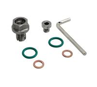 Kit de Reparación de Roscas de Cárter de Aceite Autorroscante, Tapón de Drenaje Piggyback de Gran Tamaño de Acero Inoxidable Resistente Fácil de Instalar Duradero para Coche (M14.1-1.5x15mm)