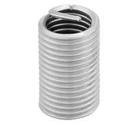 Kit de Reparación de Roscas, Reparación de Hilos de Alambre, 10 Piezas de Hilo de Inserción de Alambre Kit de Reparación de Hilos de Acero Inoxidable 304 M8x1.25x3D Manga de