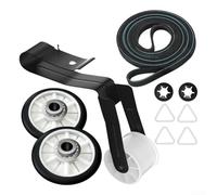 Kit de reparación de secadora con rodillos de tambor, polea tensora y correa para 4392065 341241, para múltiples marcas, fácil instalación de bricolaje para solucionar problemas de ruido y tambor